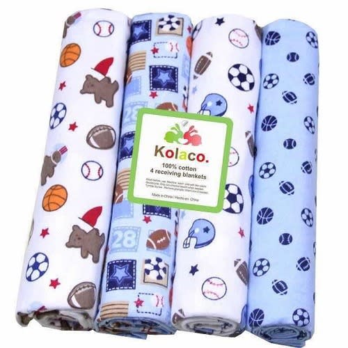 Pack Of 4 Baby Flannel