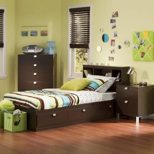 Kids Bedroom Set - Twin - Chocolate