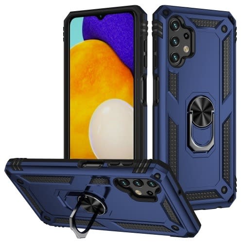 Rugged Protective Back Cover For Samsung A13 - Blue