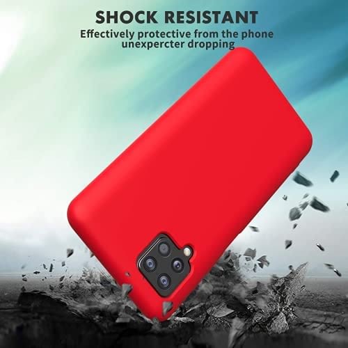 Silicone Back Cover For Samsung A12 Red
