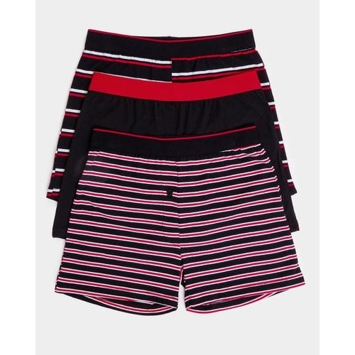 Stripe Loose Fit Boxers-3Pieces