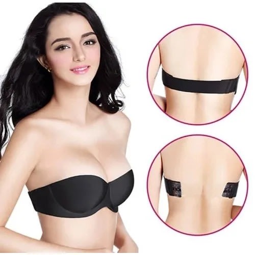 Strapless Bra- Black