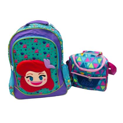 Emoji School Bag With Matching Lunch Bag