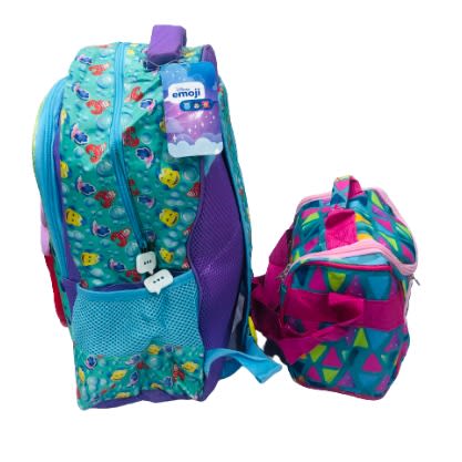 Emoji School Bag With Matching Lunch Bag