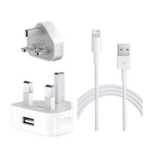 iPhone Charger + Earpiece