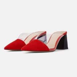 Ladies Mules - Red