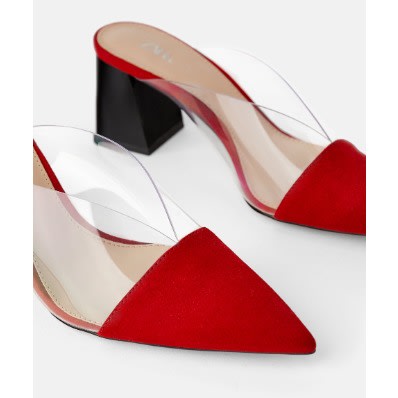 Ladies Mules - Red