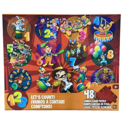 Karmin 123 Educational Floor Puzzles- (24x36)cm -48 Pieces