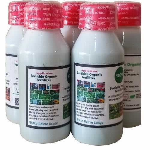 Ferticide Organic Fertilizer - 5 Bottles - 100ml