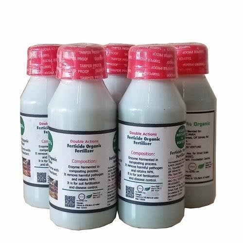 Ferticide Organic Fertilizer - 5 Bottles - 100ml