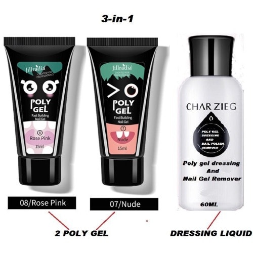 017 Nail Art Polygel Extension & Quick Builder Gel