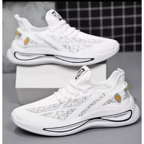 Casual Sneakers - Running Shoes -White