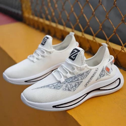 Casual Sneakers - Running Shoes -White