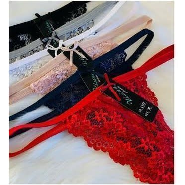 Ladies Net Lace Panties - Set Of 6