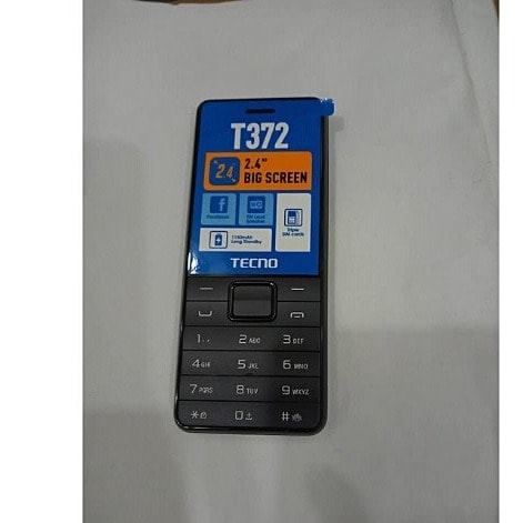 T372- Triple Sim - 2.4” Screen - 4mb Rom - 4mb Ram -1150mah Battery - Black