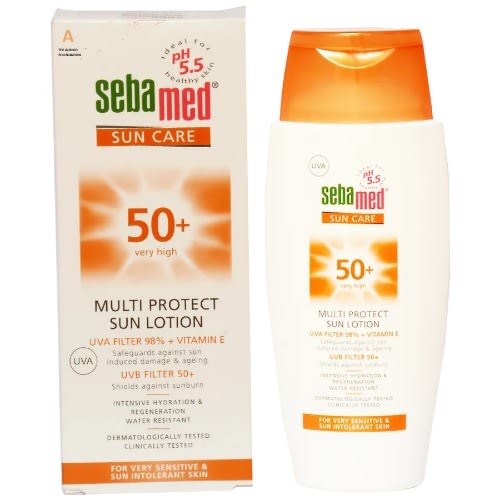 Suncare Multi Protect Sun Lotion For Very Sensitive And Sun Intolerant Skin Spf 50