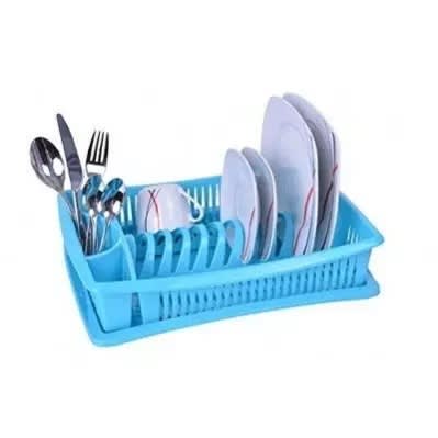 Plate Rack - Single Tier - Blue