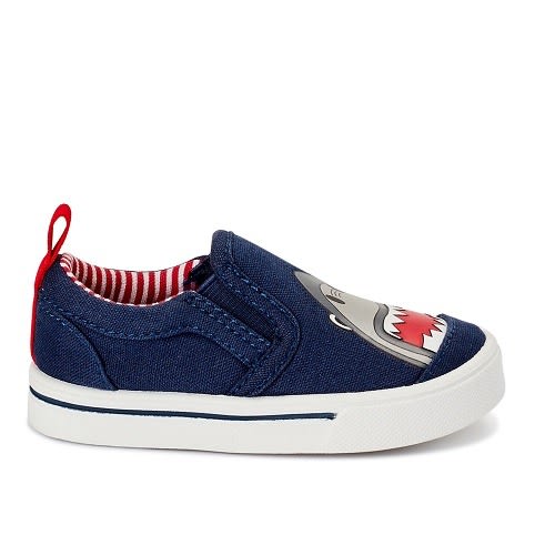 Infant Baby Boys Shark Canvas Sneakers