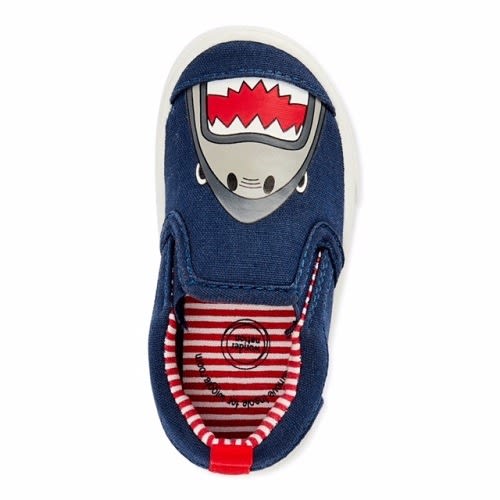 Infant Baby Boys Shark Canvas Sneakers