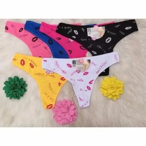 Ladies Cotton G-string - Set Of 6