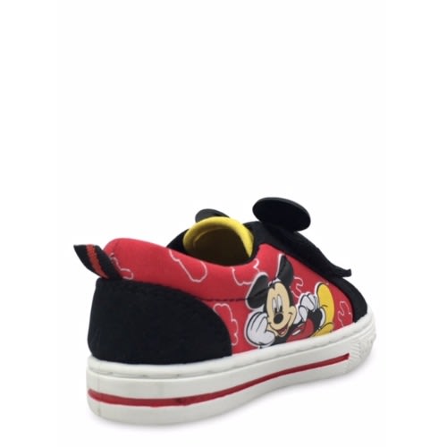 Mickey Mouse Cap Toe Casual Toddler Boys Sneaker Shoe