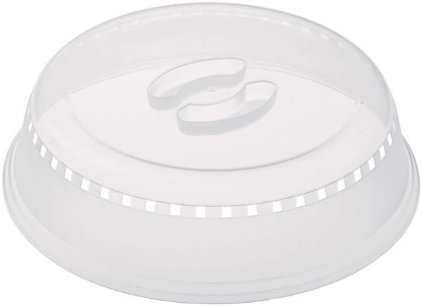 Plastic Microwave Cover - White