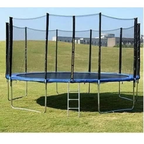 16ft Trampoline, Ladder And Enclosure With A Bouncer Strength Power