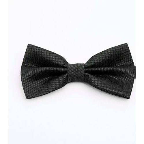 Kids Unisex Dress Shirt With Matching Bowtie  - Pink/black