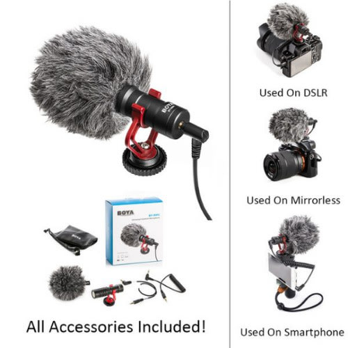 Boya By-mm1 Universal Cardioid Microphone