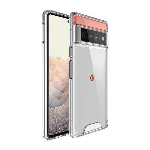 Acrylic Hard Back  & Clear Case For Google Pixel 6 Pro