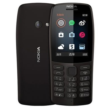 210 - 2.4" - 16MB - Dual Mini Sim - 1500mAh - Black