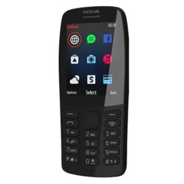 210 - 2.4" - 16MB - Dual Mini Sim - 1500mAh - Black