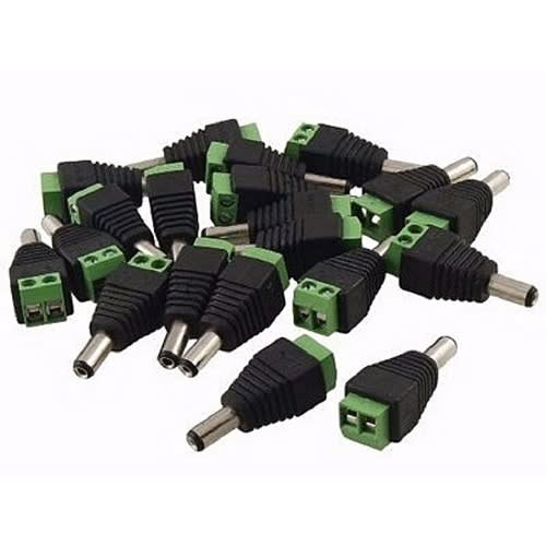 Cctv Power Plugs For Surveillance Camera - 20 Pieces