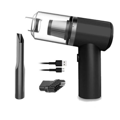 Portable 2 In 1 Vacuum Cleaner For Home & Car With Led Light