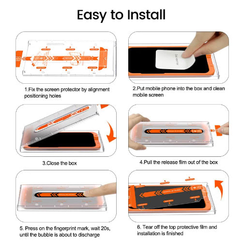 Magic Privacy Screen Protector With Easy-installation Box For iPhone 14 Pro Max