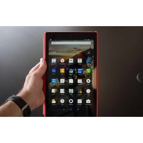 Fire HD 8 Tablet with Alexa - 8"HD Display - 32GB ROM - 2GB RAM + Pink Back Proof Case