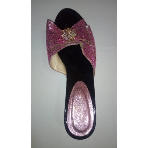Grandegaeller Heeled Slippers - Pink
