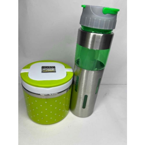 Children Food Flask And Water Bottle