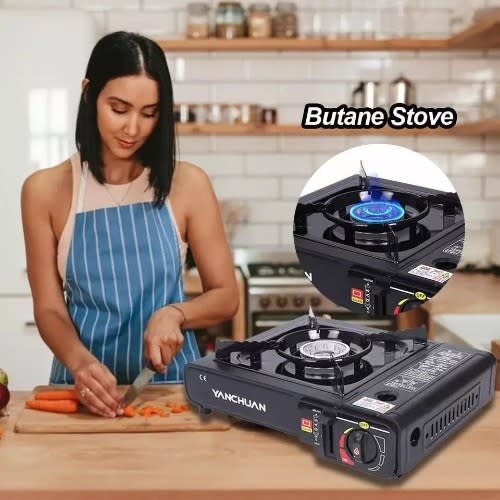 Portable Gas Stove With 1 Free Full Gas Cartridge