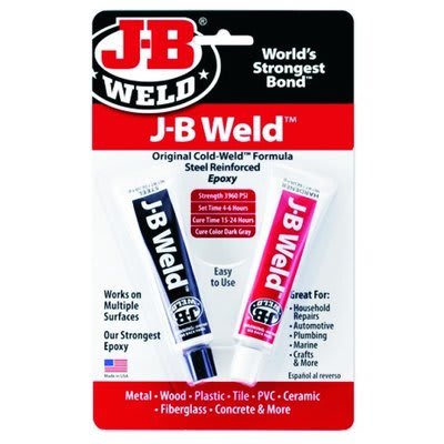 JB Weld Steel Reinforced Epoxy Adhesive