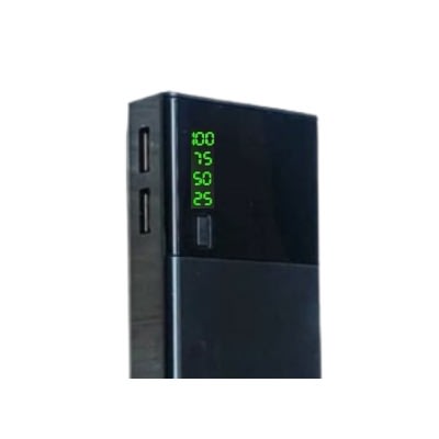 Digital Display 20,000mah Power Bank - Black