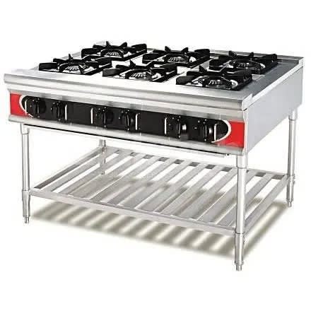 Industrial Gas Cooker -6 Burners