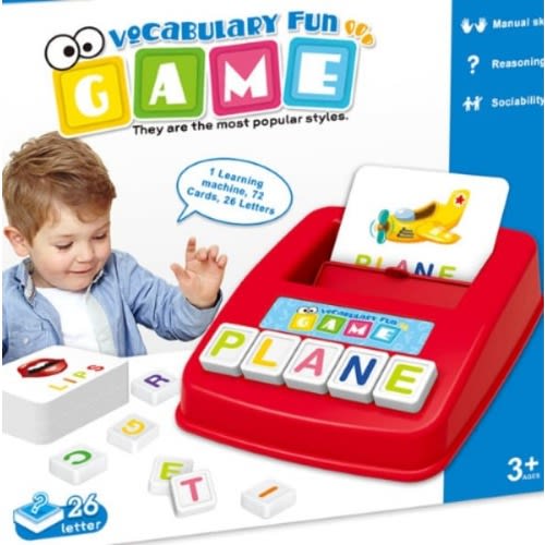 Vocabulary Fun Matching Letter Game