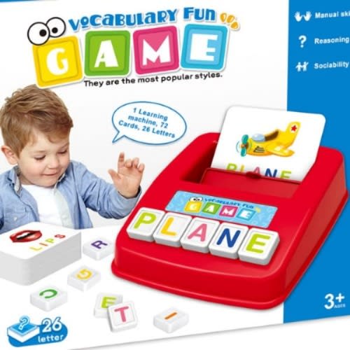 Vocabulary Fun Matching Letter Game