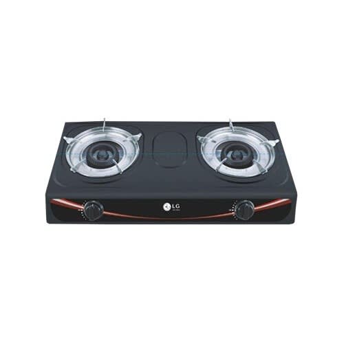 Automatic Ignition Table Top Gas Cooker - Double Burner