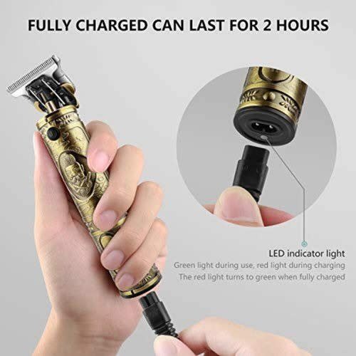 Vgr V-085 Rechargeable Hair Clippers With Zero Gapped Baldheaded Trimmer