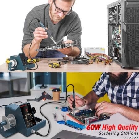 60w Soldering Iron Kit + 5pcs Soldering Tip