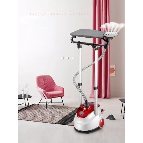 Double Pole Vertical Garment Steamer With Ironing Board - 2800W