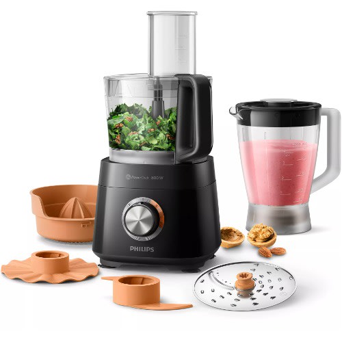 Viva Collection Compact Food Processor Hr7510/10 - 800 W