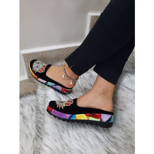 Ladies' Mules Slippers - Multi